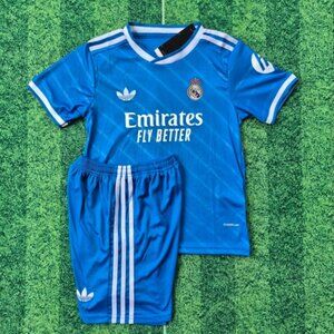 Real Madrid Third 25/26 Azul - Kids